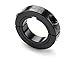 Ruland MSPK-35-F 1215 Lead-Free Steel Shaft Collar, Two Piece with Keyway, 15 mm Width, 57 mm OD, 35 mm Bore, 10 mm Keyway