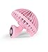 YKHENGTU Small USB Desk Fan,Mini Personal Portable Cooling Handheld Fans 5.5 inch Innovative Mushroom Design Table Desktop Fan Quiet Electric Fan for Office Home Tabletop Fan,Pink