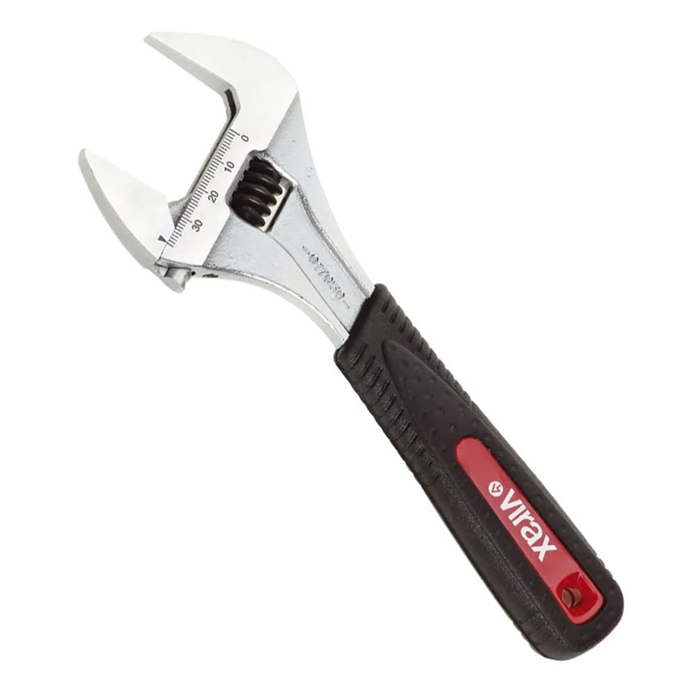 Virax 017055 - Llave inglesa (10 pulgadas, capacidad 53 mm)