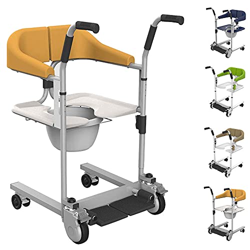 Chaise d'évacuation d'urgence en acier avec ceinture et dispositif bain