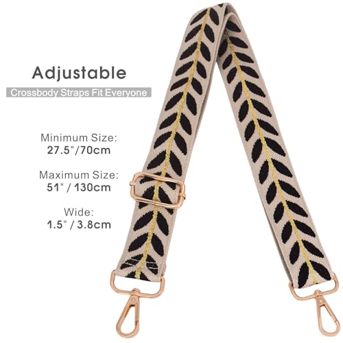 Image of Replacement Purse Strap Shoulder Strap Adjustable Crossbody Strap for Women Crossbody Wide Shoulder Bag