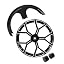 Wheel Rim w/ Dual Disc Hub Fender #2