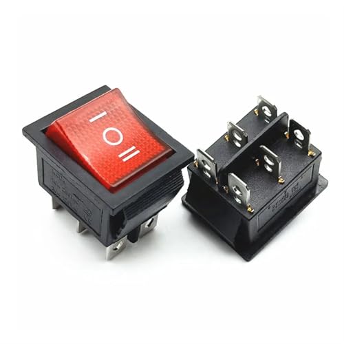 Interruptor basculante KCD4 con luz piloto de alta capacidad 16A para paneles 2