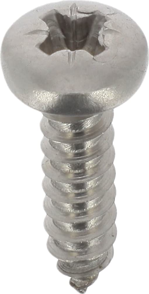 Restagraf 7080 Sheet Metal Screws, Zinc Stainless Steel, 4.2 mm x 16 mm