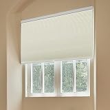 Blackout Cellular Shades Cordless Honeycomb Shades BERISSA Pull Down Aluminum Honeycomb Blinds for W