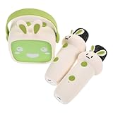 ibasenice Tragbarer Mini Karaoke Lautsprecher mit Mikrofon Karaoke Gerät für Geschichten Erzählen und Singen Kabelloser Kinderlautsprecher Grün