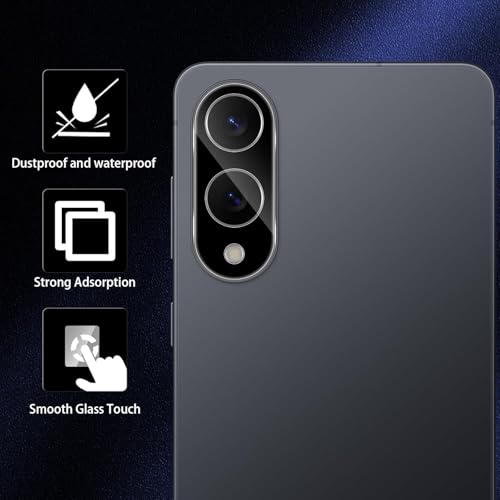 Image of Xmon Back Camera Lens Protector for Samsung Galaxy S25 Edge (1 Pack) Premium Camera Glass Protector Guard, Anti-Scratch, Ultra-Clear, Easy Installation