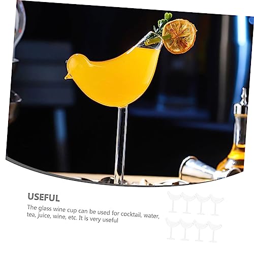 Verres à cocktail oiseau lot de 8 service de dégustation de vin maison - 7