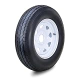 Free Country Trailer Tire Wheel Assembly ST175/80D13 6-Ply C 91L 5 Lug on 4.5' PCD White Spoke Wheel