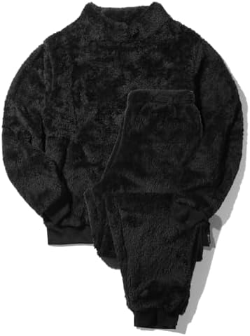 （11:30時点） [Nutopia] ふわもこ毛布パジャマ ファーフリース ブラック/LL