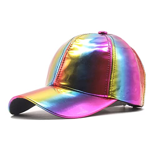 Sombrero de Mujer Ocio al Aire Libre Gorra de béisbol para Mujeres Hombres Arco Iris Cambio de...