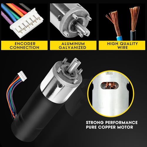 Image of 287298 RV in-Wall Slide-Out Motor Assembly, 500:1 High Torque Gear Ratio 12V DC, Compatible with Lippert /LCI Schwintek in-Wall Slide System for Motorhome, Travel Trailer, and Camper