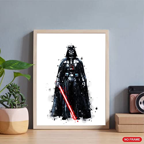 Purplehearts | Starwars Wall Art Poster Prints | Starwars Wall Art | Set Of 6 Unframed ( 8'' X 10'' ) | Posters For Boys Room | Starwars Room Decor | Starwars Bedroom Decor | Starwars Wall Decor, Starwars Decor | #TOP4