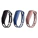 i-smile 3PCS Replacement Bands with Metal Clasps for Fitbit Flex, Set of 3 with 2 Piece Silicon Fastener Ring (New style: 10, Large)