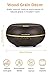 InnoGear Essential Oil Diffusers, 500ml Diffusers for Essential Oils Large Room Ultrasonic Aromatherapy Diffuser with 4 Timer Wood Grain Cool Mist Humidifier Waterless Auto Off, Large, Dark