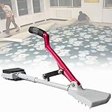 Design triple sieste : dispose d'une triple poignée qui élimine efficacement les plis et les imperfections des tapis, offrant des résultats d'étirement professionnels sur les tapis à poils épais et les tapis en sisal.