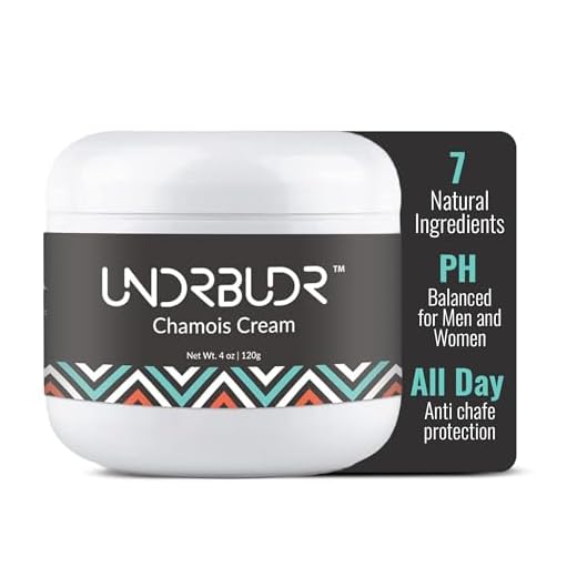 UNDRBUDR Chamois Cream, Anti-Chafe, Ultra Low Friction, Naturally Enriched, 4.0oz