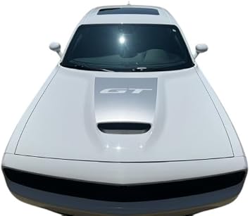 Graphics for Dodge Challenger 2019-2023 Hood GT Beast Stripes, Premium Vinyl Decals Kit, Custom Car Stickers, Made in USA, Precision-Cut.