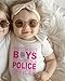CarefreeTees Watch Out Boys My Daddy is a Deputy Sheriff (Baby Girls Bodysuit NB Deputy Sheriff)