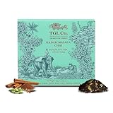 TGL Co. Kadak Masala Chai – Spiced Black Tea Bags | Bold Indian Chai with Real Spices – 16 Teabags, 2.25 oz | Strong & Aromatic | Gift-Ready Box