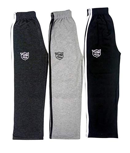 Image of Multi Color Pure Cotton Track Pant /Pajama /Lowers /for Boy and Girl(Pack of 3)