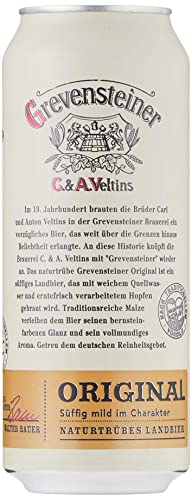 Grevensteiner Original Landbier Naturtrüb, EINWEG (24 x 0.5 l Dose)
