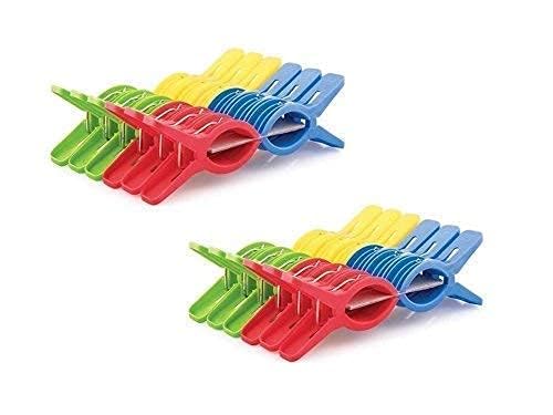 24 pcs Heavy Duty Rust Free Cloth Peg and Clothes Clip for Drying Clothes, Strong Grip Laundry Drying Pins for Hanger Rod and Rope, Wash Line Cloth Clips. ((1 Dozen) (12 Pcs))-image-33