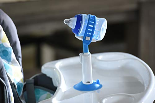 Babaste Baby Bottle Holder | Hands-Free Feeding That Improves Hand Eye Coordination, And Motor Skills | Keep Bottles Secure & Off The Floor | Color: Blue #TOP5