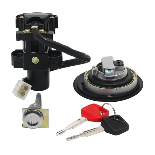 Interruptor de bloqueo de ignición de combustible para CB250 35010-KEA-J00 bombín llave 3