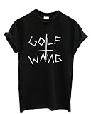 ofwgkta shirt Maschinenwaschbar auf links Unisex Golf Wang T-Shirt Top OFWGKTA Future Tyler The Creator Young Money Tumblr Schwarz Gr. 24/28 DE, Schwarz