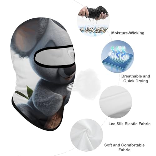Balaclava para Hombres y Mujeres - Máscara de Esquí con Cubierta Facial Completa para Ciclismo, Motocicleta y Actividades al Aire Libre miniatura 3