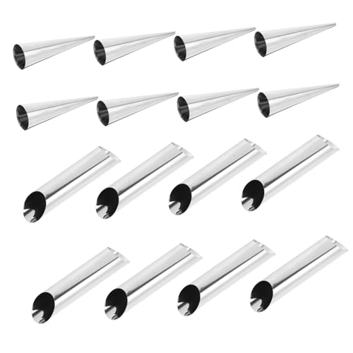 Moldes para Croissant de Acero Inoxidable 16 piezas