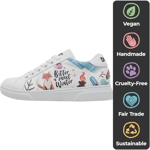 White Sneakers for Kids - Vegan Leather and Unique Design Fashion Sneakers for Kids2