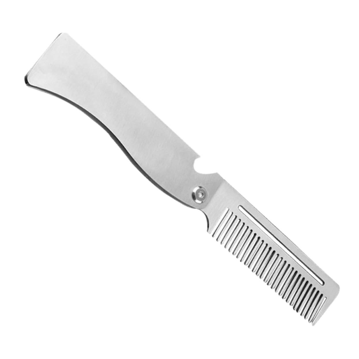 Healeved Men's Hair Comb Folding Styling Tool for Men Fine Tooth Pocket Beard Brush for Styling Grooming