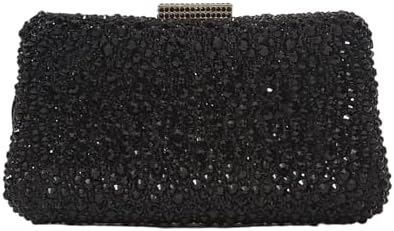HUANG ZHUANG Women Evening Handbag Sparkly Rhinestone Clutch Hand...