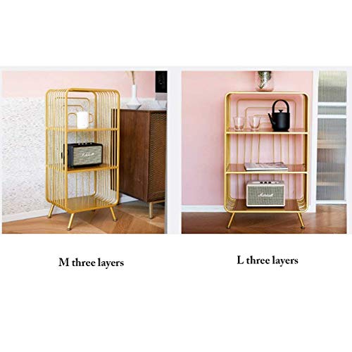 COLiJOL Boekenrek IJzeren Boekenplank Nachtkastje Vloerboek Stands Metalen Frame Grote Capaciteit Display Opbergplank… - Image 4