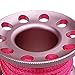 Aymzbd Aluminum Alloy Finger Reel for Scuba Diving with 10m Line and Quick Release Egg, Pink
