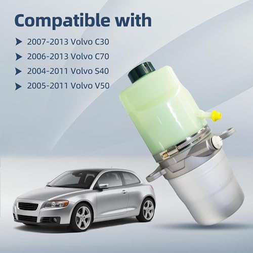 Tiubvfdd 36050678 Electric Servo Power Steering Pump Volvo Electric Power Steering Pump For 2004-2013 Volvo C30, C70, S40, V50 - Replaces 36001485, 36000116, 36000772, 36000801 by tiubvfdd - Image 2