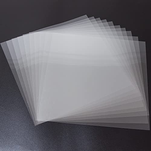 7 Mil Blank Mylar Stencil Sheet (10Pcs),12 x 12 Inch Clear Plastic...