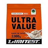 リミテスト ホエイ プロテイン 工場直販 無添加 国産 人工甘味料不使用 ULTRA VALUE ウルトラバリュー ホエイプロテイン 3kg プレーン ナチュラル