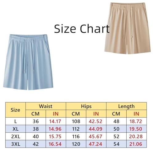 Men's Pajama Bottoms Shorts with Pockets Elastic Drawstring Workout Running Lounge Pants3