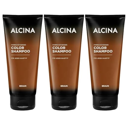 Alcina Color Shampoo Braun 200ml 3x