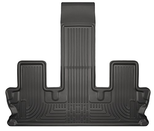 Husky Liners Weatherbeater Floor Mats | Fits 2014-2019 Toyota Highlander (Excludes Hybrid) | 3rd Row, 1-pc Black - 19601