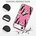UTRSIFB Classic Compatible for iPhone 17 Air Case African American Black Woman Girl Art, Ultra Slim Design TPU Cover with Shock Absorption and Wireless Charging Compatible