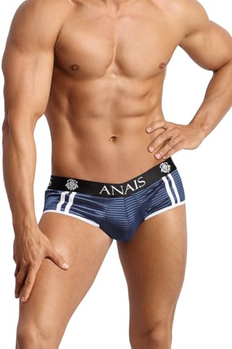 Bikini Naval Jock S ropa interior masculina slip elástico cómodo color azul