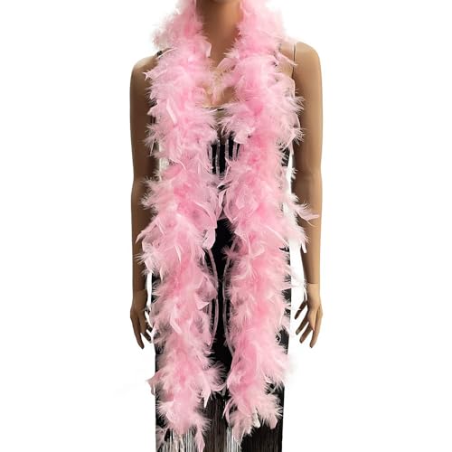 ライトピンク羽根ショール