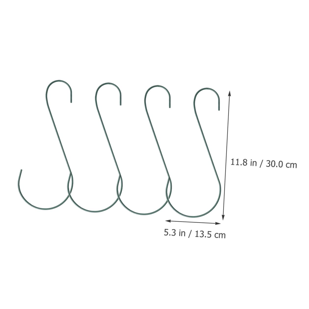 BESPORTBLE 16 Pz Gancio per mangiatoia per Uccelli Appendiabiti per luci fioriera da Appendere all'aperto fioriere sospese all'aperto mangiatoie per Uccelli appendini per Piante all'aperto
