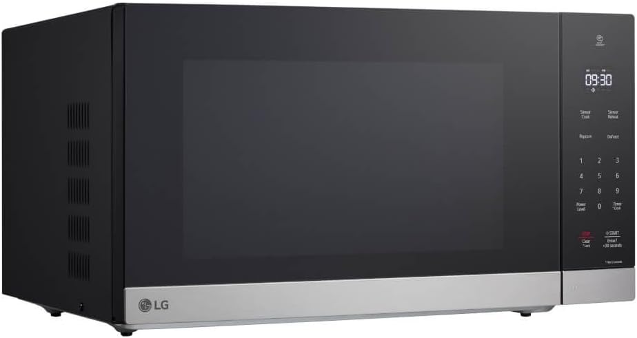 LG Countertop Microwave, 2.0 cu. ft., Stainless Steel, 23.9x13.6x19.8 Inches, Smart Inverter, Sensor Cooking, 1200 Watts