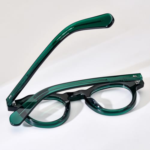 Image of HEPIDEM Acetate Glasses Frame Men Women Square Eyeglasses Optical Spectacles MZEPH