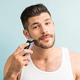 BarberBoss Bezprzewodowa maszynka do strzyżenia włosów dla mężczyzn, do strzyżenia brody T-Blade, wodoodporny zestaw do pielęgnacji z 4 grzebieniami prowadzącymi, wyświetlacz LCD, szybkie ładowanie